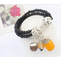 Hot sale resin beads wrap wholesale rosary bracelets